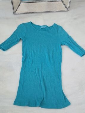 Michael Stars Teal Scoop T-shirt EXCELLENT CONDITION!
